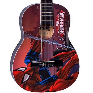 Violão Infantil Acústico Phx Vim-s1 Marvel Spider-man Nylon