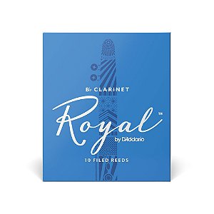 Kit com 10 Palhetas D'Addario Rico Royal N° 2 para Clarineta