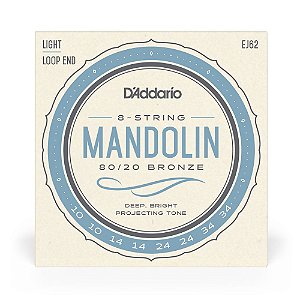 Encordoamento D'Addario EJ62 .010 para Bandolim