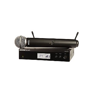 Sistema sem fio com microfone de mao - BLX24RBR/SM58-M15 - Shure