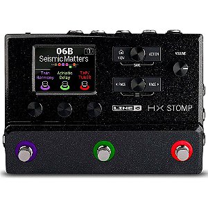 Pedaleira LINE 6 HX Stomp Modeladora de Amplificadores