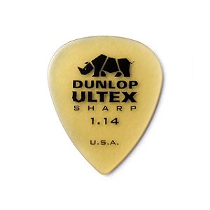 Kit com 72 Palhetas Dunlop 433r1.14 1.14mm Ultex Sharp