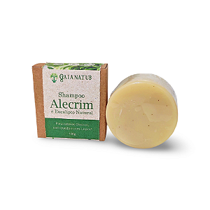 Shampoo Sólido de Alecrim e Eucalipto AntiCaspa para Cabelos Oleosos Vegetal