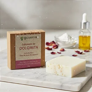 Sabonetes de Dolomita e Aveia – Clareador Facial Hidratante Natural