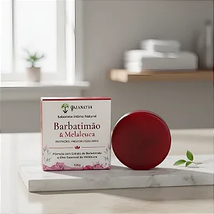 kit 10 Sabonete Íntimo Natural de Barbatimão e Melaleuca – Equilíbrio e Bem-Estar Feminino