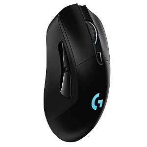 Mouse Sem Fio Gamer Logitech G703 Hero 16k Lightspeed, Recarregável, RGB Lightsync, 6 Botões, 16000 DPI
