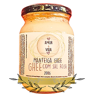 Manteiga Ghee Premium Com Sal Rosa