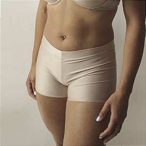 Calcinha feminina boxer shortinho boyshort pala dupla