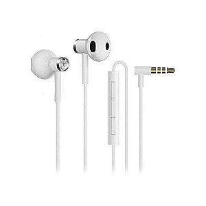 Fone de ouvido xiaomi modelo Iphone Dual drive earphones