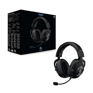 Headset Gamer Logitech G PRO com Design Confortável