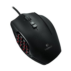 Mouse Gamer Logitech G600 MMO RGB 8200dpi com fio