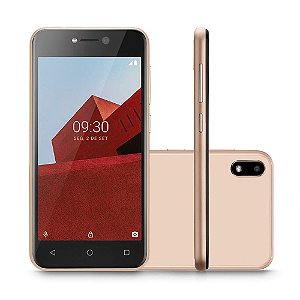 Smartphone Multilaser E, 32GB, 5MP, Tela 5, Dourado - P9129