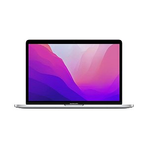 MacBook Pro Apple, Tela de Retina 13", M2, 8GB RAM, CPU 8 Núcleos, GPU 10 Núcleos, SSD 256GB, Prateado - MNEP3BZ/A