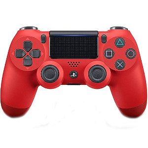 Controle Dualshock 4 - PlayStation 4 - Vermelho