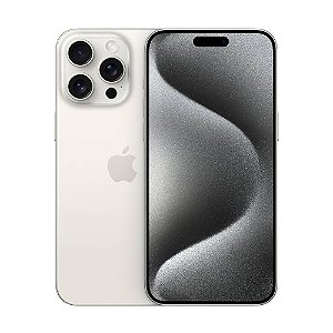 Apple iPhone 15 Pro Max (256 GB)  Titânio branco (E-SIM)
