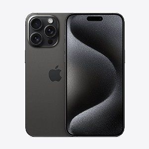 Apple iPhone 15 Pro Max (256 GB) Titânio Preto  (E-SIM)