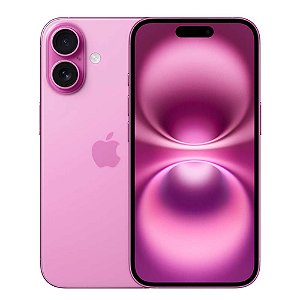 iPhone 16 Apple (128GB) Preto, Tela de 6,1", 5G e Câmera de 48MP-Rosa