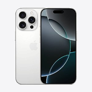 iPhone 16 Pro Apple 256GB, Câmera Tripla de 48MP, Tela 6,3", Titânio Branco