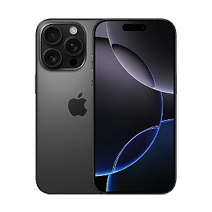 iPhone 16 Pro Apple 256GB, Câmera Tripla de 48MP, Tela 6,3", Titânio Preto