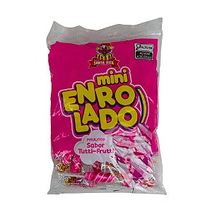 PIRULITO MINI ENROLADO ROSA 16X50