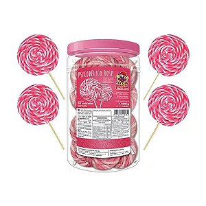 PIRULITO PSICODÉLICO GIGANTE ROSA 6X30