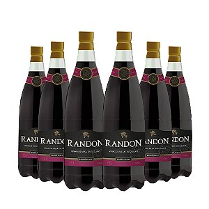 VINHO TINTO SUAVE BORDO 06X1500ML - RANDON PET