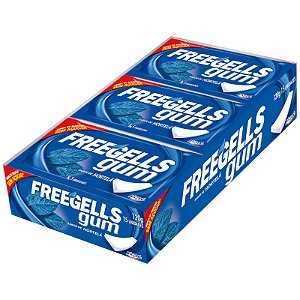 CHICLE FREEGELLS GUM HORTELA 12X15UN