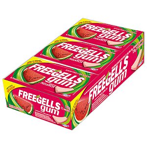 CHICLE FREEGELLS GUM MELANCIA 12X15UN