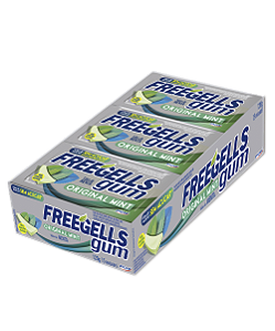 CHICLE FREEGELLS GUM ORIGINAL MINT 12X15UN