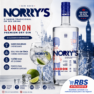 NORRY'S - PREMIUM DRY GIN 12x1L