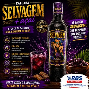 CATUABA SELVAGEM COQUETEL ACAI 12X900ML