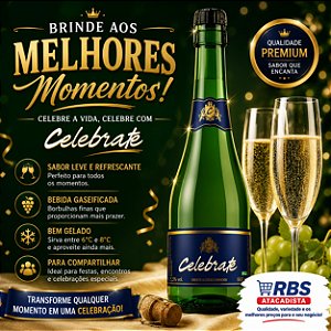 CELEBRATE COQUETEL ALCOOLICO GASEIFICADO 660ML 12X1