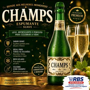 CHAMPS 12X660ML VID COQUETEL ALC GASEIFICADO