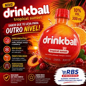 DRINKBALL TROPICAL SUNSET 24X300ML