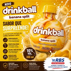 DRINKBALL BANANA SPLIT 24X300ML