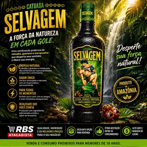 COQUETEL CATUABA SELVAGEM 12X900ML