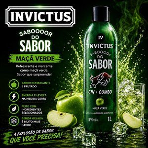 INVICTUS SABOR DO SABOR- MACA VERDE 1L FD/6