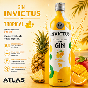 GIN INVICTUS TROPICAL 900ML