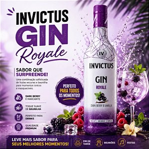 GIN INVICTUS ROYALE GF 900ML