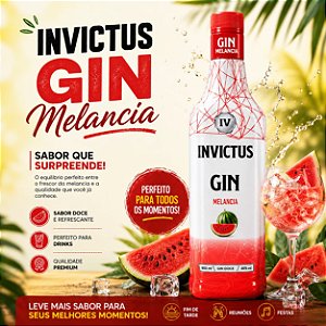 GIN INVICTUS MELANCIA GF 900ML CX/6