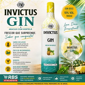 Gin invictus  Abacaxi C/ Hortelã
