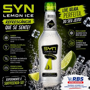 SYN ICE LEMON 24X300ML PET COQUETEL