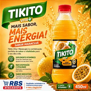 TIKITO MARACUJA 12X450 ML PET