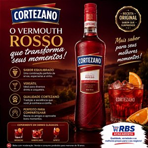 VERMUTE CORTEZANO TINTO 900ml 12x1