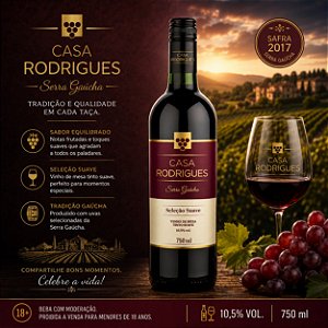 VINHO CASA RODRIGUES TTO SVE VID12X750ML