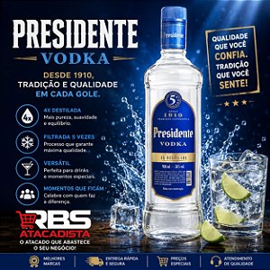 PRESIDENTE VODKA 06X900ML
