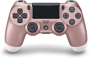 Controle Dualshock 4 - Playstation 4 - Rosa Dourado
