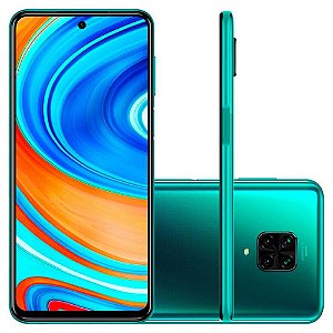 Xiaomi Redmi Note 9 Pro, 64GB, 64MP, Tela 6.67', Verde Tropical + Capa Protetora