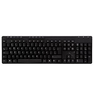 TECLADO USB SLIM OFFICE PRETO 6013504