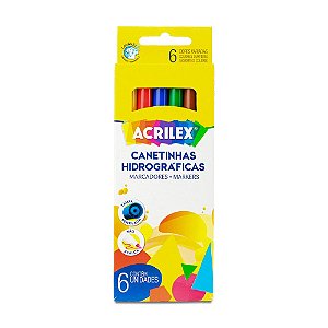Canetinhas Hidrograficas Abelhinhas c/06 cores
